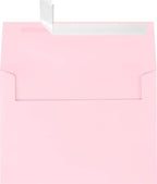LUXPaper A7 Invitation Envelopes | Peel & Press | 5 1/4" x 7 1/4" | Candy Pink | 80lb. Text | 1,000 Qty by LUXPaper