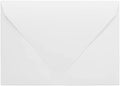 Darling Souvenir A6 White Invitation Envelopes (4 3/4 x 6 1/2) Euro V-Flap 80 LBS Self-Adhesive Perfect for Weddings, Birthday, Baby Shower,Greeting Cards -Packs & Colours Available by DarlingSouvenirMADEWITHLOVE
