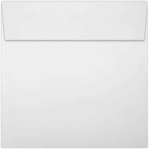 LUXPaper Square Invitation Envelopes | Peel & Press | 6 1/4" x 6 1/4" | Bright White | 70lb. Text | 250 Qty - Image 2
