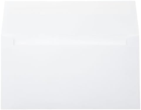 LUXPaper Photo Greeting Invitation Envelopes | 4 3/8" x 8 1/4" | Bright White | 70lb. Text | 500 Qty - Image 3
