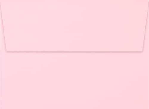 LUXPaper A7 Invitation Envelopes | Peel & Press | 5 1/4" x 7 1/4" | Candy Pink | 80lb. Text | 1,000 Qty - Image 2