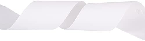 2" X 100 Yards Solid Grosgrain Ribbon for Gift Wrapping Parties, Wedding Decoration, Crafts Sewing (White) - Image 3