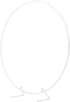 Fomcet 7.2ft Round Backdrop Stand White Circle Arch Metal Wedding Arch - Image 2