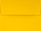 LUXPaper A2 Invitation Envelopes | Peel & Press | 4 3/8" x 5 3/4" | Sunflower Yellow | 80lb. Text | 250 Qty - Image 2