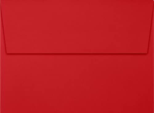 LUXPaper A7 Invitation Envelopes | Peel & Press | 5 1/4" x 7 1/4" | Ruby Red | 80lb. Text | 1,000 Qty - Image 2