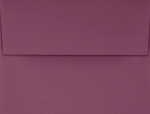 LUXPaper A4 Invitation Envelopes | Peel & Press | 4 1/4" x 6 1/4" | Vintage Plum | 80lb. Text | 250 Qty - Image 2