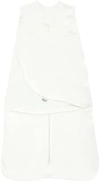 HALO 100% Cotton Sleepsack Swaddle, 3-Way Adjustable Wearable Blanket, TOG 1.5, Cream, Small, 3-6 Months by HALO