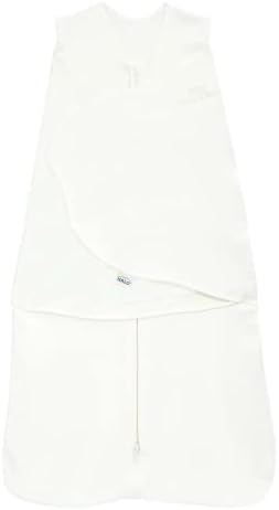 HALO 100% Cotton Sleepsack Swaddle, 3-Way Adjustable Wearable Blanket, TOG 1.5, Cream, Small, 3-6 Months by HALO