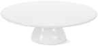 Porcelain Cake Stand, 12 Inch Round Cake Stand Display, White by Yedio