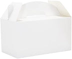 HUAPRINT Treat Gift Boxes, 30 Pack, White, 9.45x5x5 IN by HUAPRINT