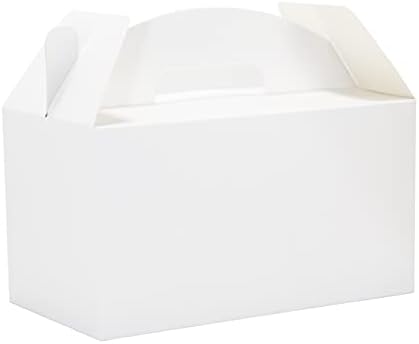 HUAPRINT Treat Gift Boxes, 30 Pack, White, 9.45x5x5 IN by HUAPRINT