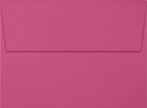 LUXPAPER A7 Invitation Envelopes for 5 x 7 Cards in 80 lb. Magenta, Printable Envelopes for Invitations, w/Peel and Press Seal, 250 Pack, Envelope Size 5 1/4 x 7 1/4 (Magenta) - Image 2