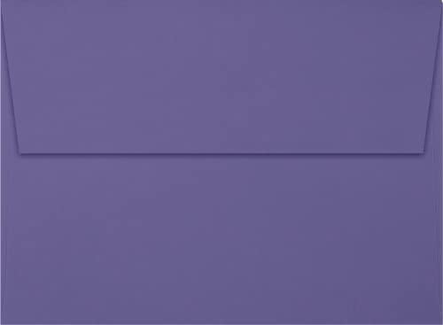 LUXPaper A6 Invitation Envelopes | Peel & Press | 4 3/4" x 6 1/2" | Wisteria Purple | 80lb. Text | 1,000 Qty - Image 2