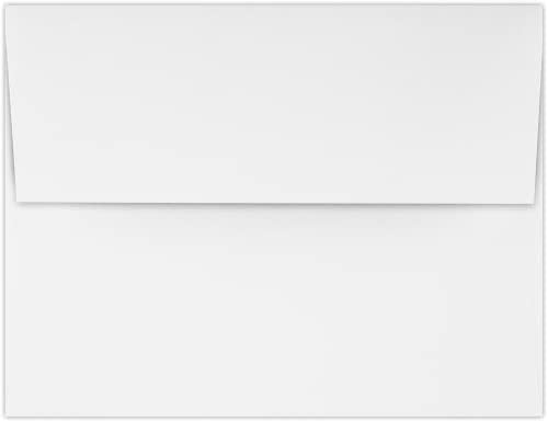 LUXPaper A4 Invitation Envelopes | 4 1/4" x 6 1/4" | Bright White | 70lb. Text | 500 Qty by LUXPaper