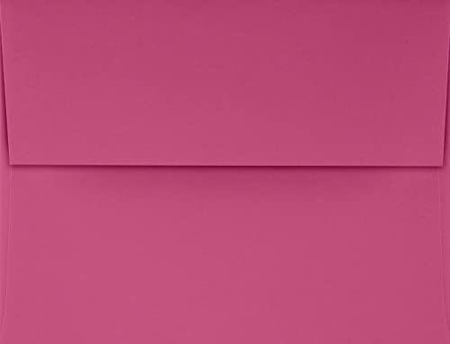 LUXPaper A4 Invitation Envelopes | Peel & Press | 4 1/4" x 6 1/4" | Magenta Pink | 80lb. Text | 1,000 Qty - Image 2
