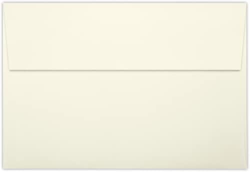 LUXPaper A8 Invitation Envelopes | Peel & Press | 5 1/2" x 8 1/8" | Natural Linen | 80lb. Text | 500 Qty - Image 2