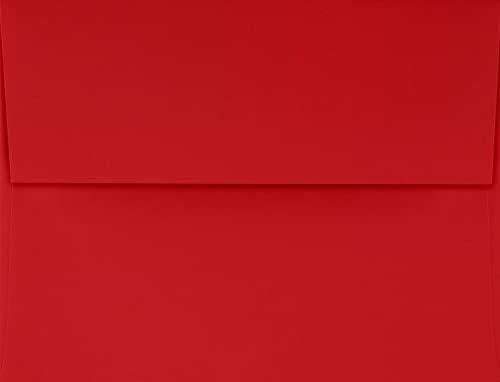 LUXPaper A4 Invitation Envelopes | Peel & Press | 4 1/4" x 6 1/4" | Ruby Red | 80lb. Text | 250 Qty - Image 2
