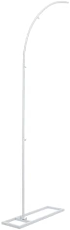 Ballon Stand 6.56 Ft(2M) and 2pcs Flower Stands 31.5 in,Metal Wedding Arch,Half Arch Balloon Stand with Base for Ceremony Birthday Baby Shower Anniversary Background Decoration (White) - Image 5