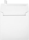 LUXPaper Square Invitation Envelopes | Peel & Press | 6" x 6" | Bright White | 80lb. Text | 250 Qty by LUXPaper