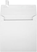 LUXPaper Square Invitation Envelopes | Peel & Press | 6 1/4" x 6 1/4" | Bright White | 70lb. Text | 250 Qty by Envelopes.com