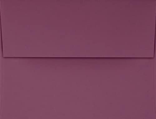 LUXPaper A2 Invitation Envelopes | Peel & Press | 4 3/8" x 5 3/4" | Vintage Plum | 80lb. Text | 1,000 Qty - Image 2