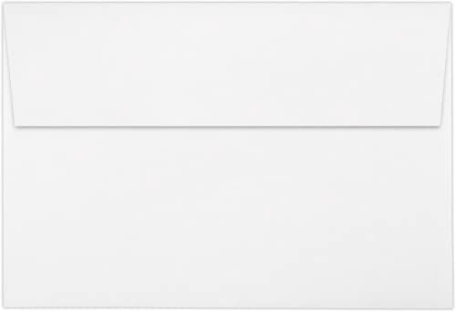 LUXPaper A8 Invitation Envelopes | Peel & Press | 5 1/2" x 8 1/8" | Bright White | 24lb. Text | 250 Qty - Image 2