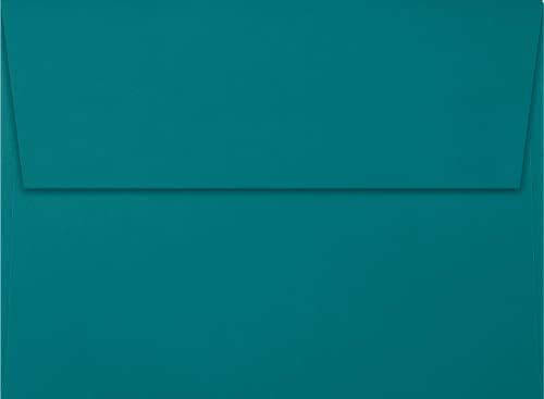 LUXPaper A7 Invitation Envelopes | Peel & Press | 5 1/4" x 7 1/4" | Teal | 80lb. Text | 250 Qty - Image 2