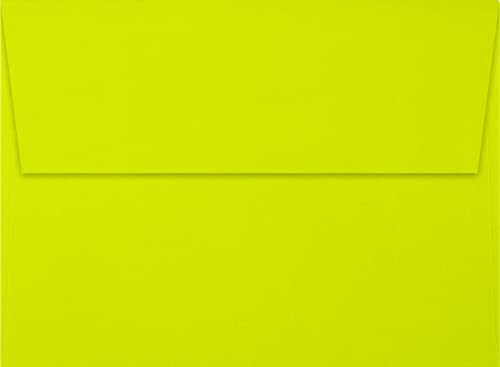 LUXPaper A6 Invitation Envelopes | Peel & Press | 4 3/4" x 6 1/2" | Wasabi Green | 80lb. Text | 250 Qty - Image 2