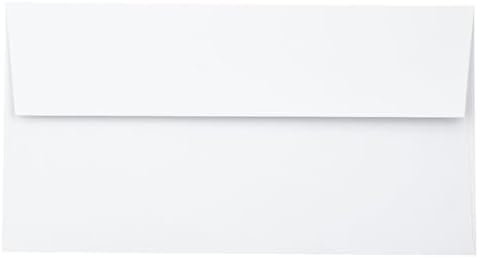 LUXPaper Photo Greeting Invitation Envelopes | 4 3/8" x 8 1/4" | Bright White | 70lb. Text | 500 Qty - Image 2