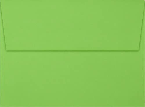 LUXPaper A6 Invitation Envelopes | Peel & Press | 4 3/4" x 6 1/2" | Limelight Green | 80lb. Text | 250 Qty - Image 2