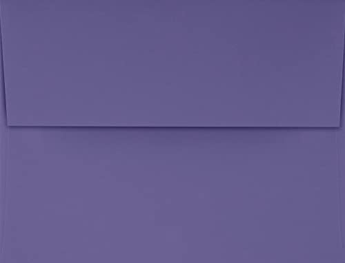 LUXPaper A4 Invitation Envelopes | Peel & Press | 4 1/4" x 6 1/4" | Wisteria Purple | 80lb. Text | 500 Qty - Image 2