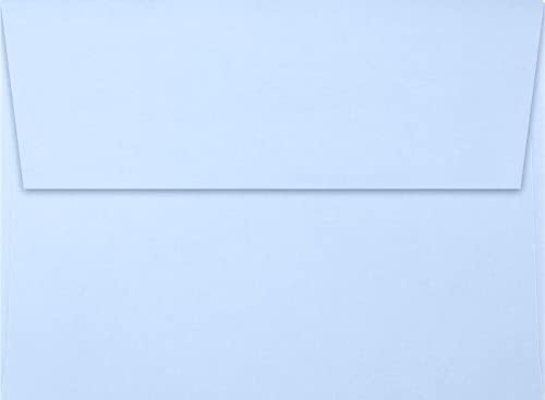 LUXPAPER A7 Invitation Envelopes for 5 x 7 Cards in 80 lb. Baby Blue, Printable Envelopes for Invitations, w/Peel and Press Seal, 1000 Pack, Envelope Size 5 1/4 x 7 1/4 (Blue) - Image 2