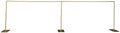10x20ft Backdrop Stand Pipe Kit, Heavy Duty Adjustable Curtain Frame Professional Background Support Telescopic Wall Shelf Photo Stand Kits for Wedding Party Celebration Photography,Gold by MARTEXBUY