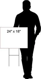 MOLLY WELCOME BABY GREEN 18 in x 24 in Yard Sign Road Sign with Stand, Double Sided - Image 2