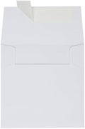 LUXPaper Square Invitation Envelopes | Peel & Press | 4" x 4" | Bright White | 70lb. Text | 500 Qty by LUXPaper