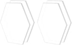 80Pcs Clear Acrylic Hexagon Place Cards Blank Tiles for Wedding Table Name Decoration - Image 4