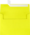 LUXPAPER A7 Invitation Envelopes for 5 x 7 Cards in 80 lb. Citrus, Printable Envelopes for Invitations, w/Peel and Press Seal, 250 Pack, Envelope Size 5 1/4 x 7 1/4 (Yellow-Green) by LUXPaper