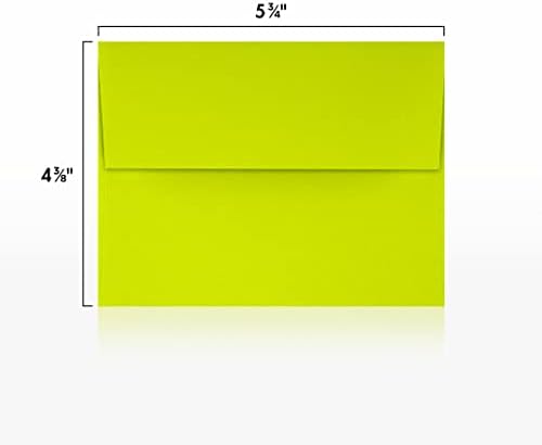 LUXPaper A2 Invitation Envelopes (4 3/8 x 5 3/4) - Wasabi Green (250 Qty.) - Image 3