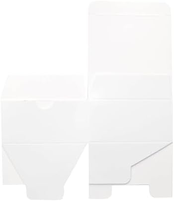 Efavormart 100 Pack 4"x4"x2" White Cake Favor Boxes, Versatile Sturdy Cardstock Candy Treat Gift Boxes for DIY Wedding and Event Decor - Image 6