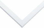 Solid Wood Signature Frame With Square Opening - White Wood - Light Gray Accent Mat - Guest Book Alternative With Gel Pens Made in the USA - Image 2
