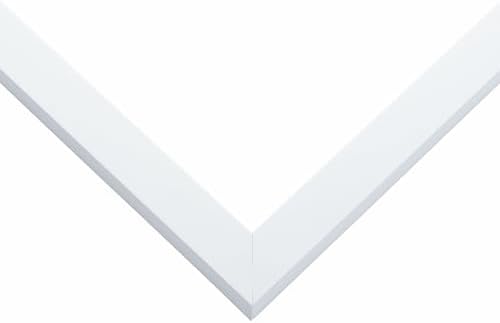 Solid Wood Signature Frame with Heart Opening - White Wood - Metallic Silver Accent Mat - Guest Book Alternative with Gel Pens Made in the USA - Image 2