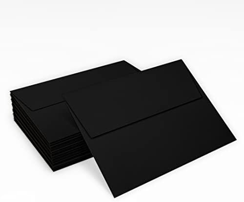 LUXPaper A7 Invitation Envelopes | Peel & Press | 5 1/4" x 7 1/4" | Midnight Black | 80lb. Text | 500 Qty - Image 5