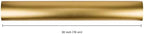 RUSPEPA Gold Wrapping Paper - Solid Color Metallic Matte Gold Foil Gift Wrap Paper Jumbo Roll Perfect for Wedding, Birthday, Christmas, Baby Shower, Graduation Congrats - 30 Inches x 100 Feet - Image 5