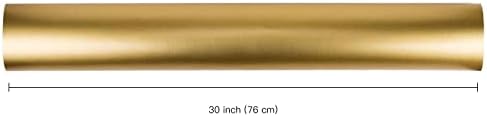 RUSPEPA Gold Wrapping Paper - Solid Color Metallic Matte Gold Foil Gift Wrap Paper Jumbo Roll Perfect for Wedding, Birthday, Christmas, Baby Shower, Graduation Congrats - 30 Inches x 100 Feet - Image 5