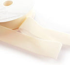 2" Velvet Ribbon Single Sided Soft Plush Luxury Craft Trim for Hair Bows Sewing Gift Wrapping Decorations Floral Arrangements and DIY Projects (Cream, 25 Yards) - Image 3