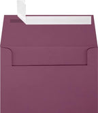 LUXPaper A4 Invitation Envelopes | Peel & Press | 4 1/4" x 6 1/4" | Vintage Plum | 80lb. Text | 250 Qty by LUXPaper