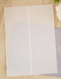 Pre-Folded Vellum Paper with Sealing Stickers, Translucent Envelopes for Wedding Invitations Cards Baby Shower Birthday by Unknown