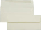 JAM PAPER #10 Business Strathmore Envelopes - 4 1/8 x 9 1/2 - Natural White Linen - 100/Pack - Image 4