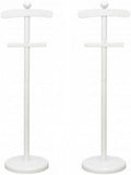 Bucherry 2 Pack Baby Clothes Display Baby Shower Clothes Stand Rack, White by Bucherry