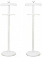 Bucherry 2 Pack Baby Clothes Display Baby Shower Clothes Stand Rack, White by Bucherry